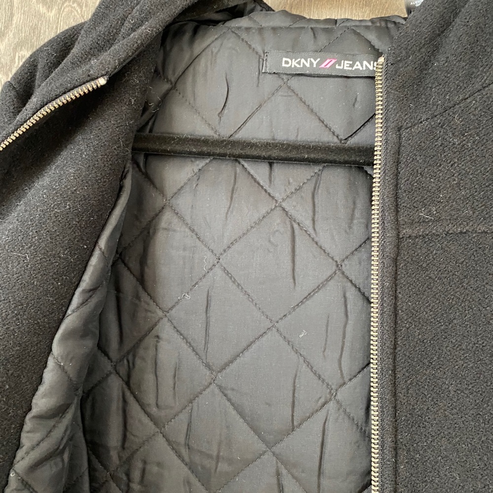 DKNY Jeans Black coat - Picture 7 of 10